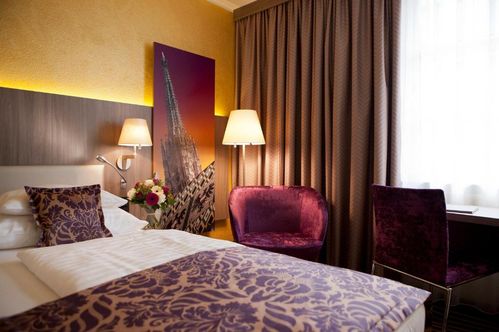 Postel nebo postele na pokoji v ubytování Mercure Wien Zentrum