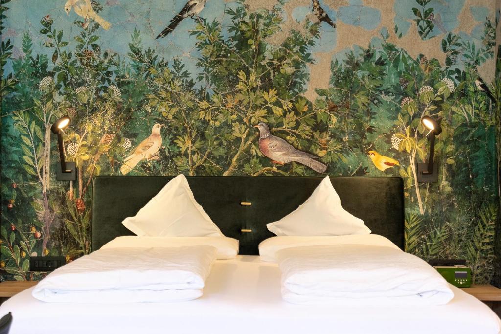 Postel nebo postele na pokoji v ubytování Hotel Gartenresidence Zea Curtis