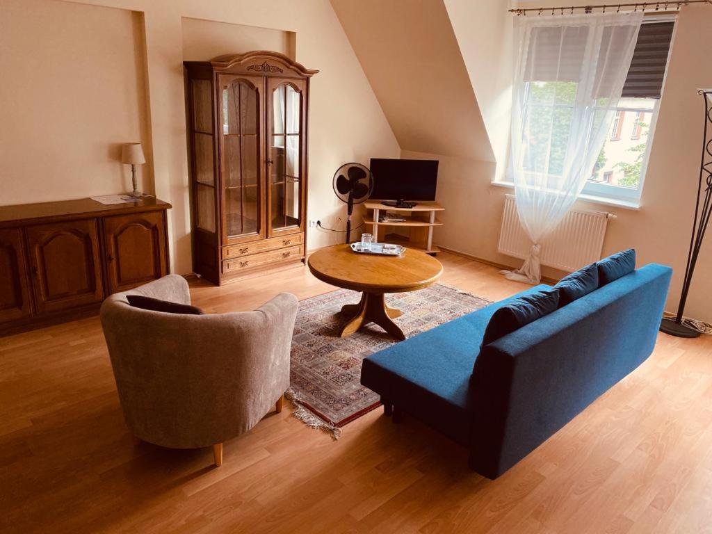 Posezení v ubytování Apartamenty przy Zamku
