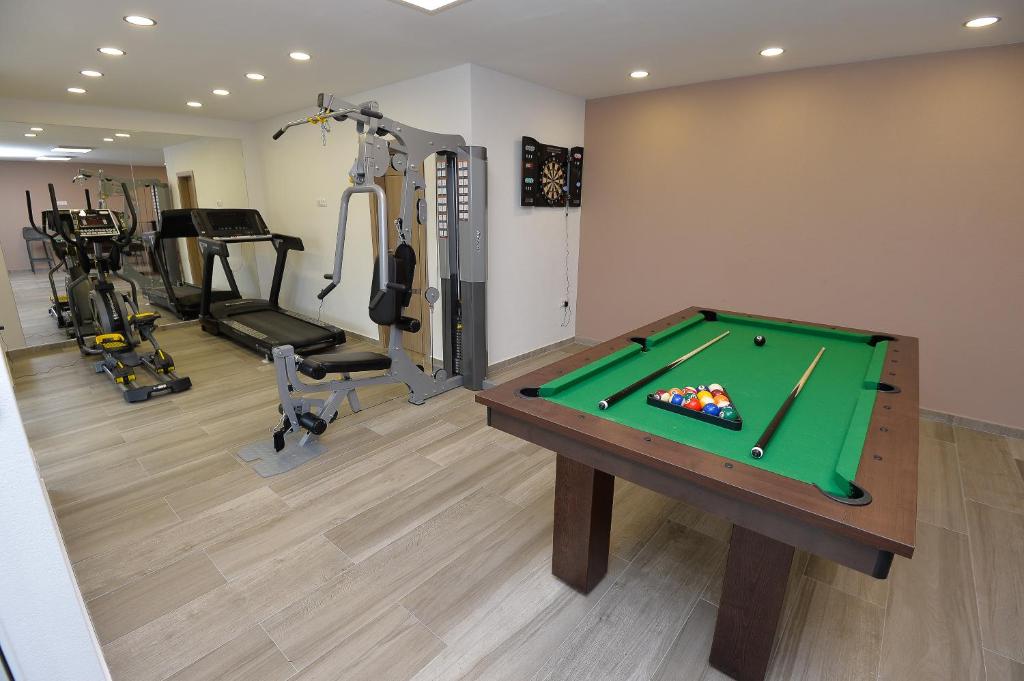 Fitness centrum a/nebo fitness zařízení v ubytování Apartments Vlasic