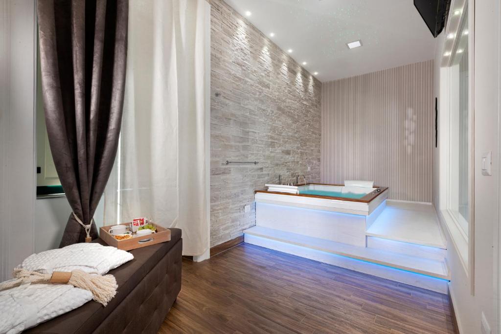 Posteľ alebo postele v izbe v ubytovaní Emma luxury room