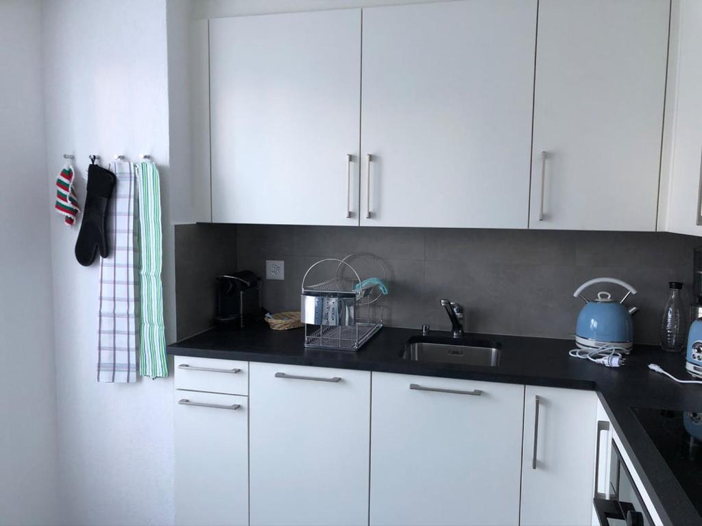 Kuchyň nebo kuchyňský kout v ubytování Chalet Wanda