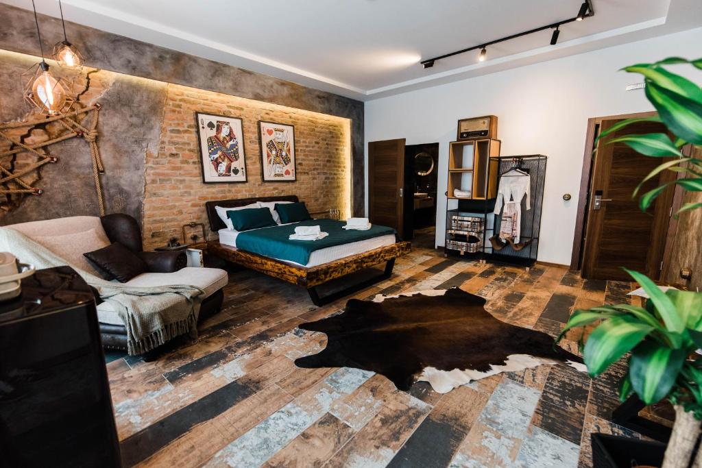 Postel nebo postele na pokoji v ubytování Square 19-Boutique rooms
