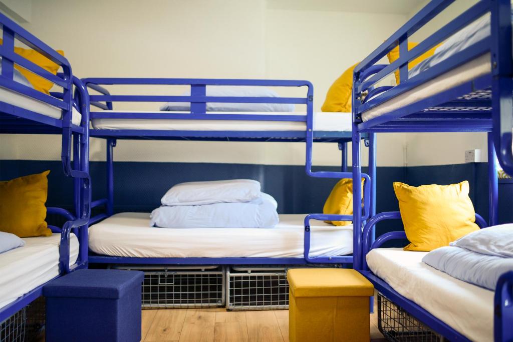 Katil atau katil-katil dalam bilik di The Woodquay Hostel