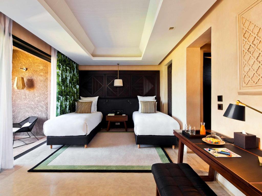 Posezení v ubytování Fairmont Royal Palm Marrakech