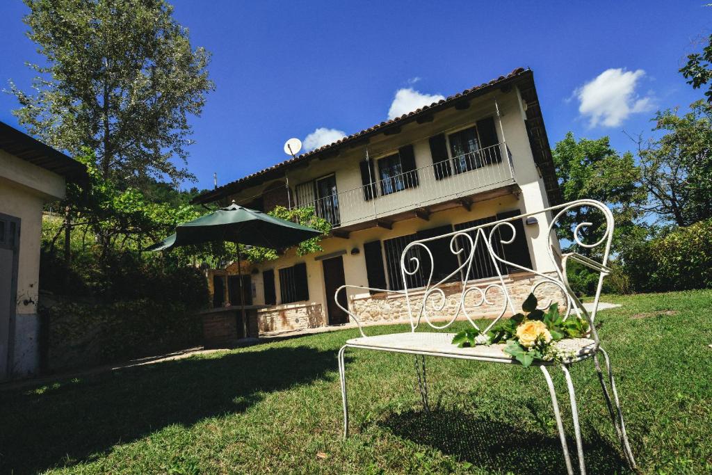 Zahrada ubytování Cascina Flino