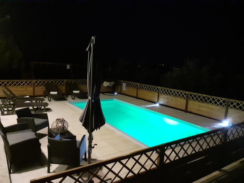 Bazén v ubytovaní Apartment Jadranka, Sutivanac - Risi alebo v jeho blízkosti