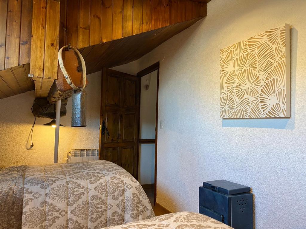 Postel nebo postele na pokoji v ubytování Apartamento Dúplex Llivia