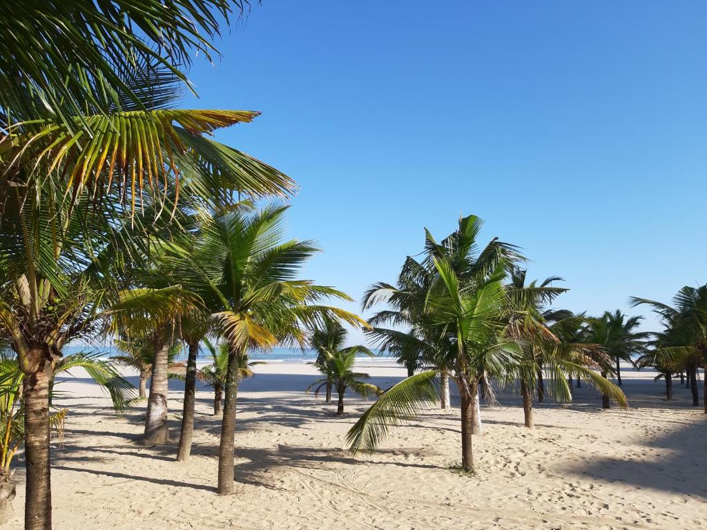  Apto espaçoso com vista para o mar na Praia Grande
