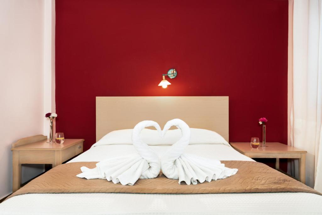 Postel nebo postele na pokoji v ubytování Hotel Brascos