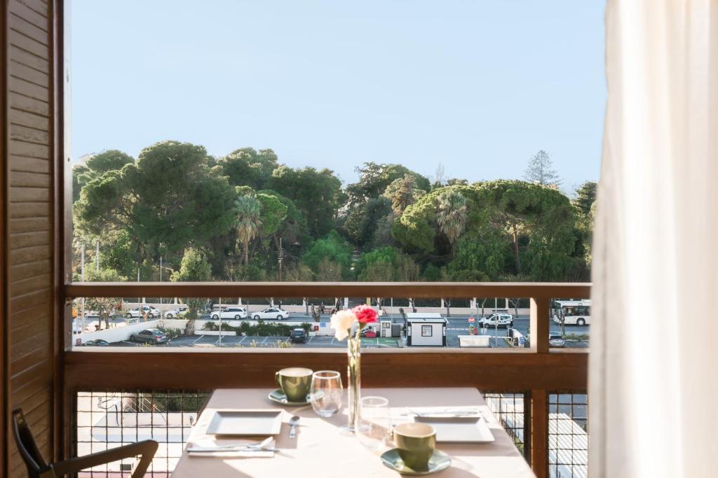 Balkón nebo terasa v ubytování Hotel Brascos