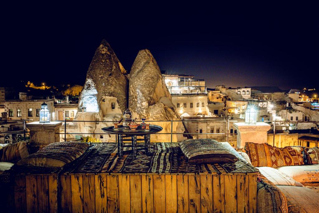 Linna Göreme üldine vaade või majutusasutusest Sultan Cave Suites pildistatud vaade