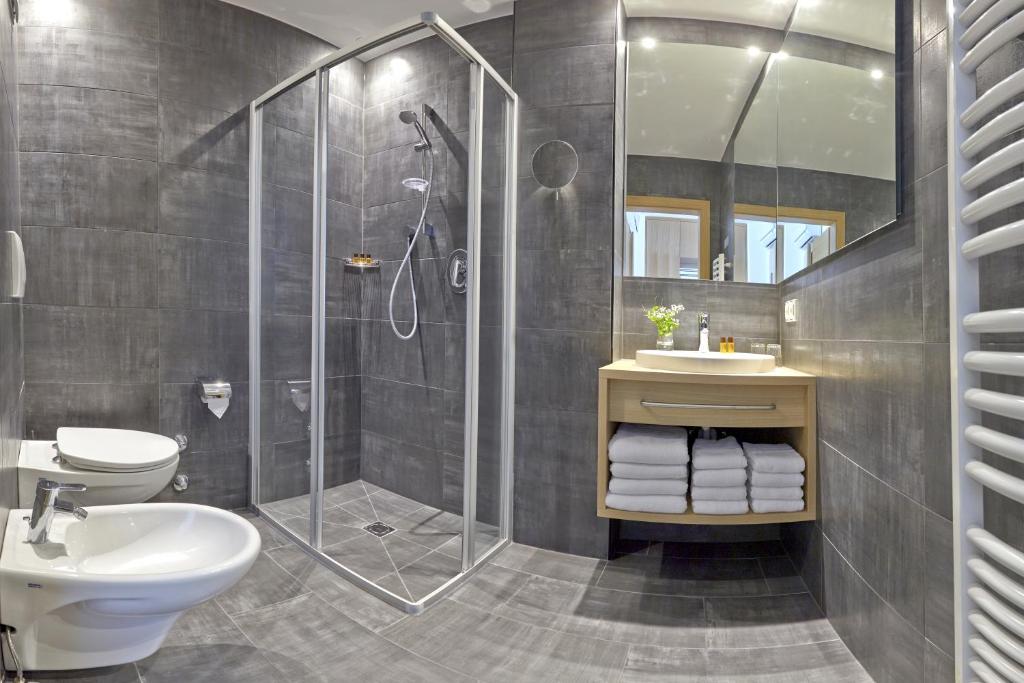 Kúpeľňa v ubytovaní Hotel Post Gries