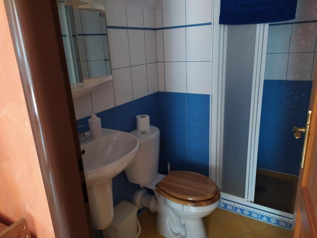 Koupelna v ubytování Ubytování U Bohouše