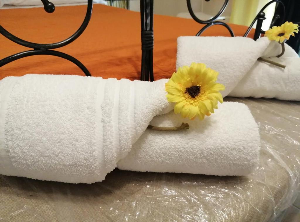 Posteľ alebo postele v izbe v ubytovaní Mamma Lucia