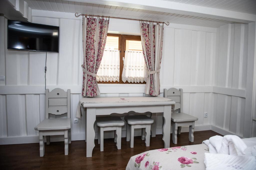 Postel nebo postele na pokoji v ubytování MicheLLe's