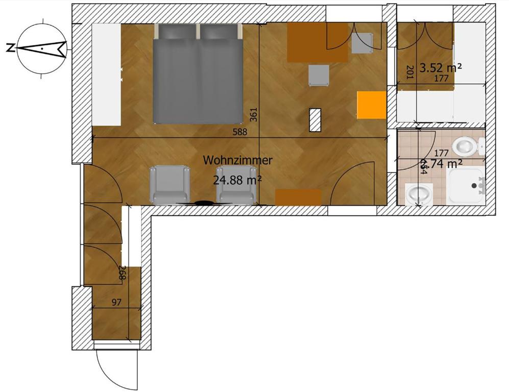 Planimetria di Ambassador Yellow Home