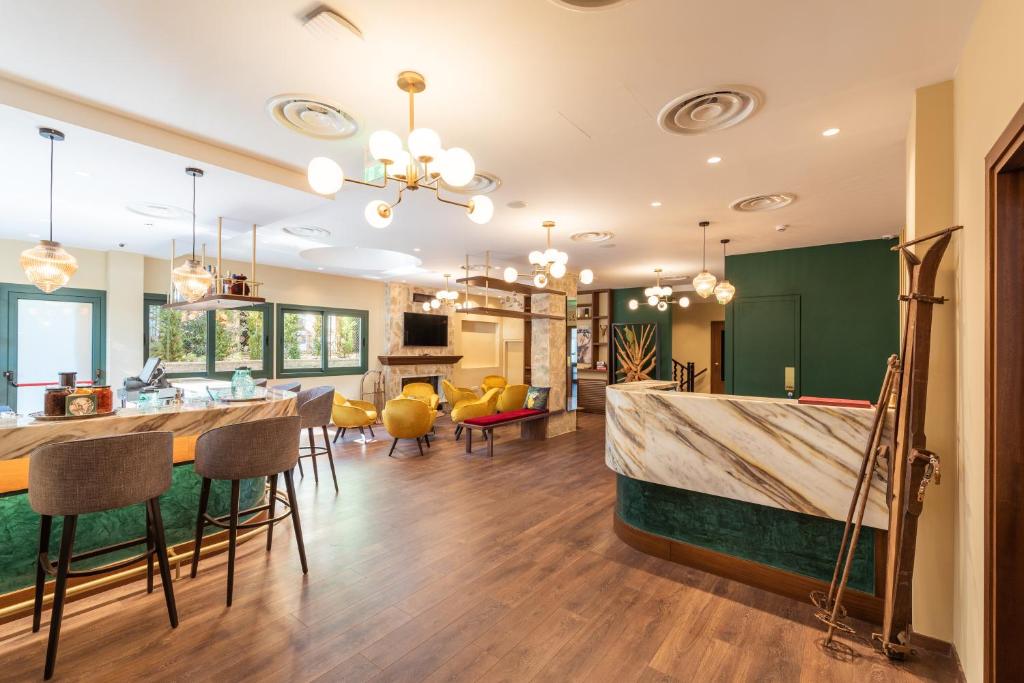 Posezení v ubytování Petit Palais Platres Boutique Hotel