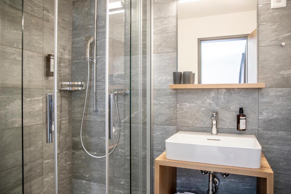 Koupelna v ubytování Hotel Meiringen