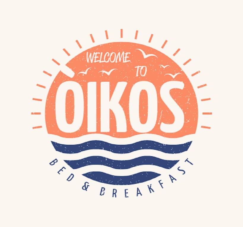 ein Vintage-Willkommen bei Oucos Label mit Wellen in der Unterkunft Oikos in Condofuri