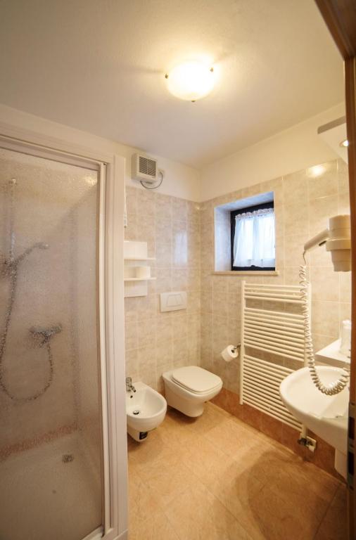 Koupelna v ubytování Hotel Al Plan Andalo