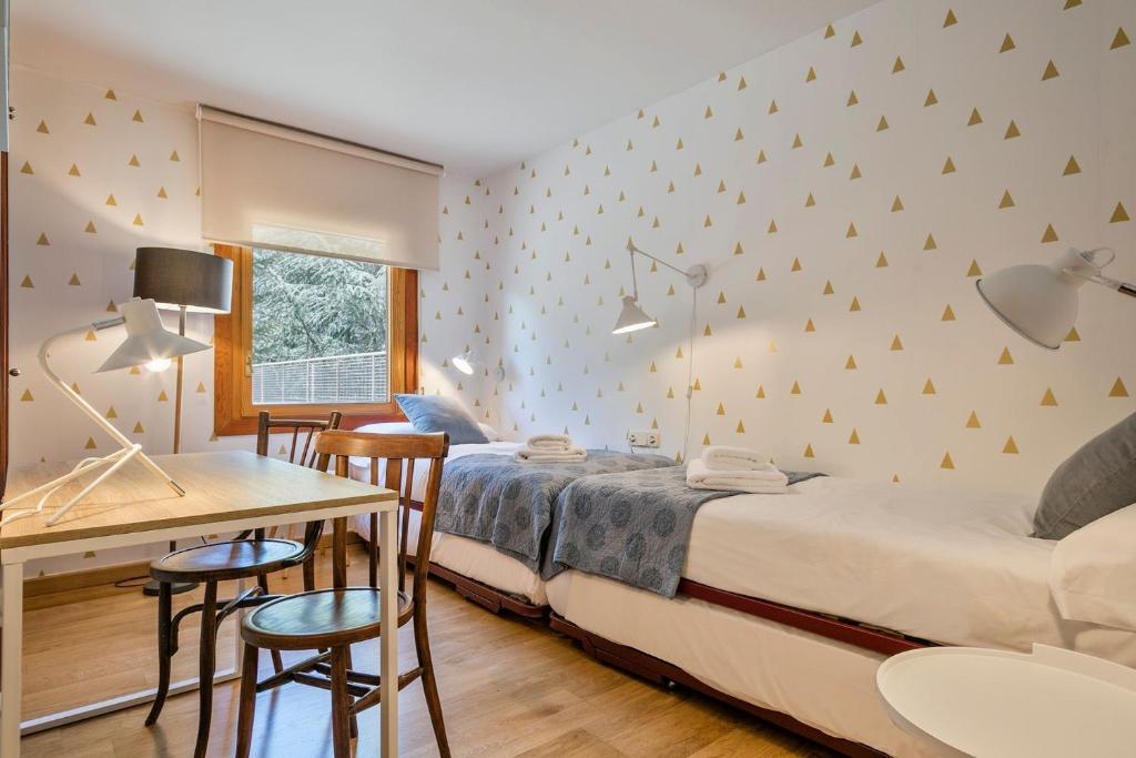 Postel nebo postele na pokoji v ubytování Luderna - Apartamento con terraza Barrados