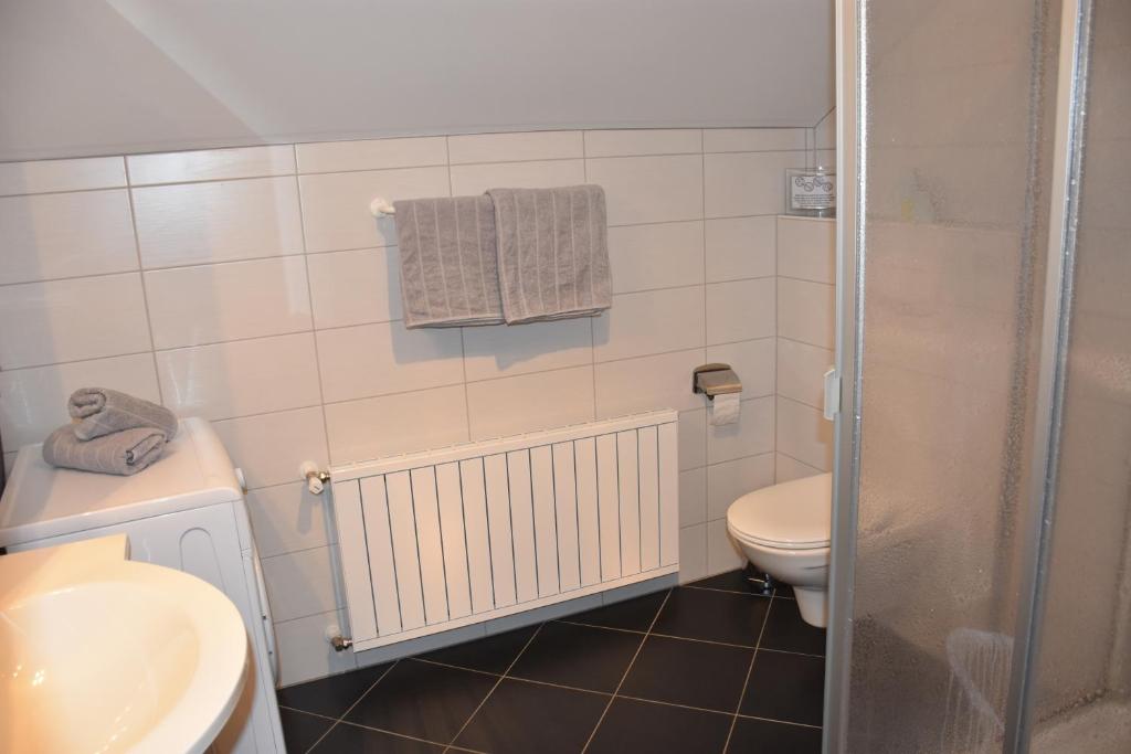 Kúpeľňa v ubytovaní Haus Mortna