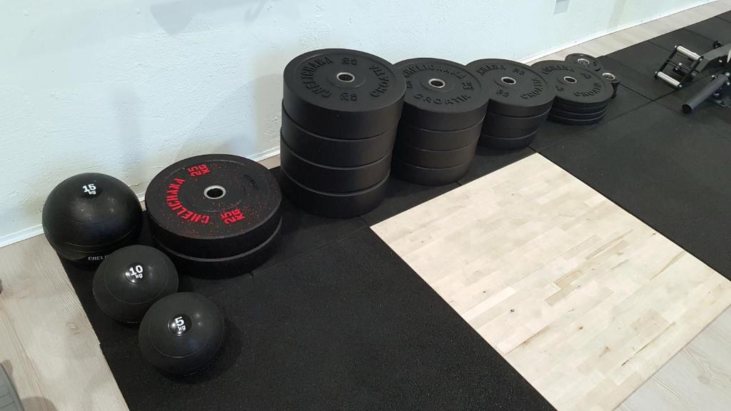 Posilňovňa alebo fitness centrum v ubytovaní Villa Višnja Prestige
