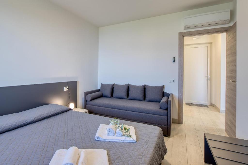 Posezení v ubytování Pinini Country Apartments