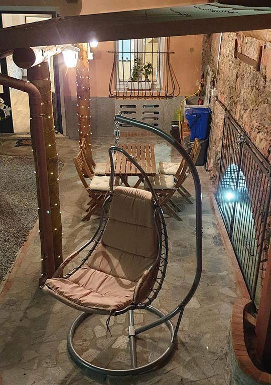 Posezení v ubytování C'era una volta Appartamento OPEN SPACE Sestri Levante