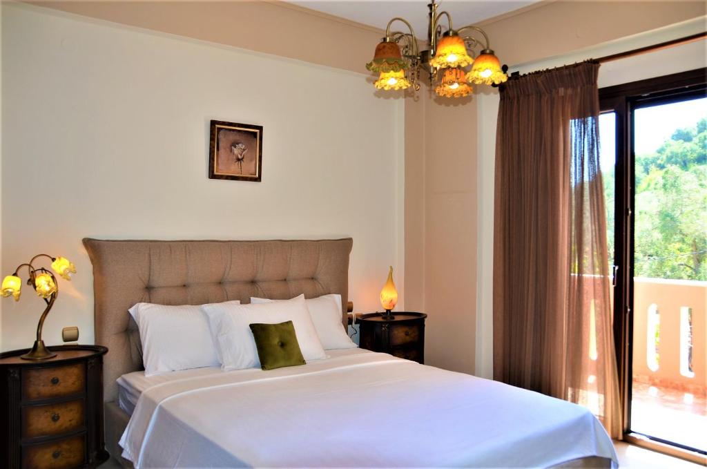 Voodi või voodid majutusasutuse Pagiatakis Suites toas