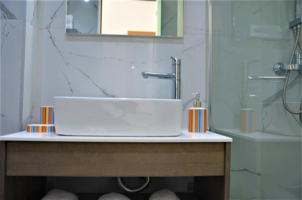 Vannituba majutusasutuses Pagiatakis Suites
