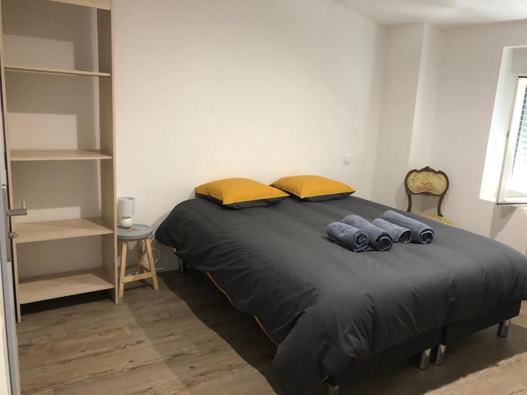 Postel nebo postele na pokoji v ubytování Chai paulette