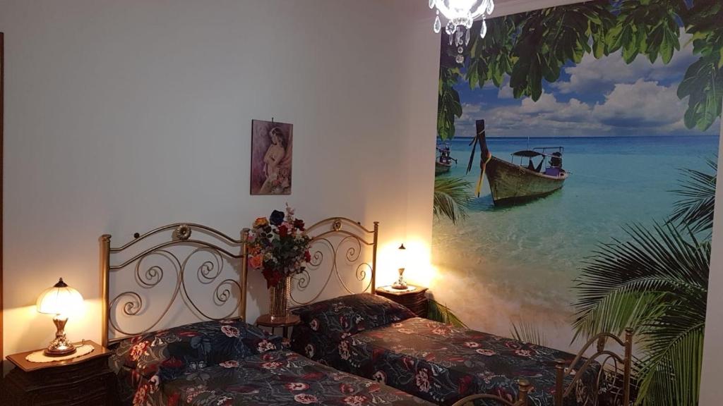 Postel nebo postele na pokoji v ubytování Vecchia Dimora