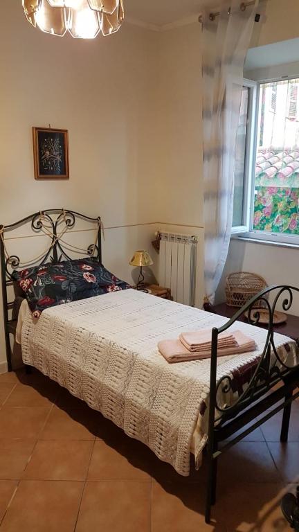 Postel nebo postele na pokoji v ubytování Vecchia Dimora