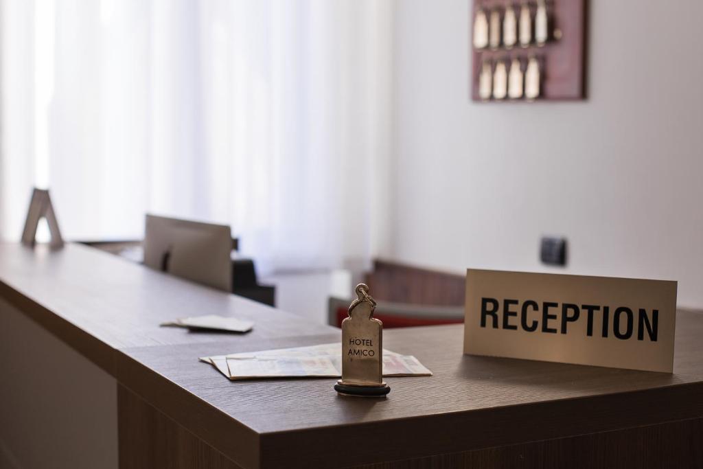 Vstupní hala nebo recepce v ubytování Hotel Amico