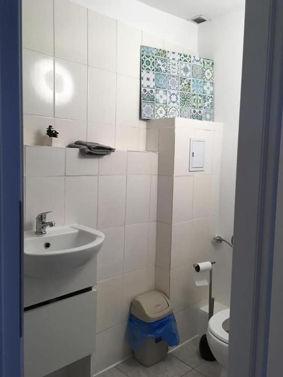 Koupelna v ubytování Casa Anca
