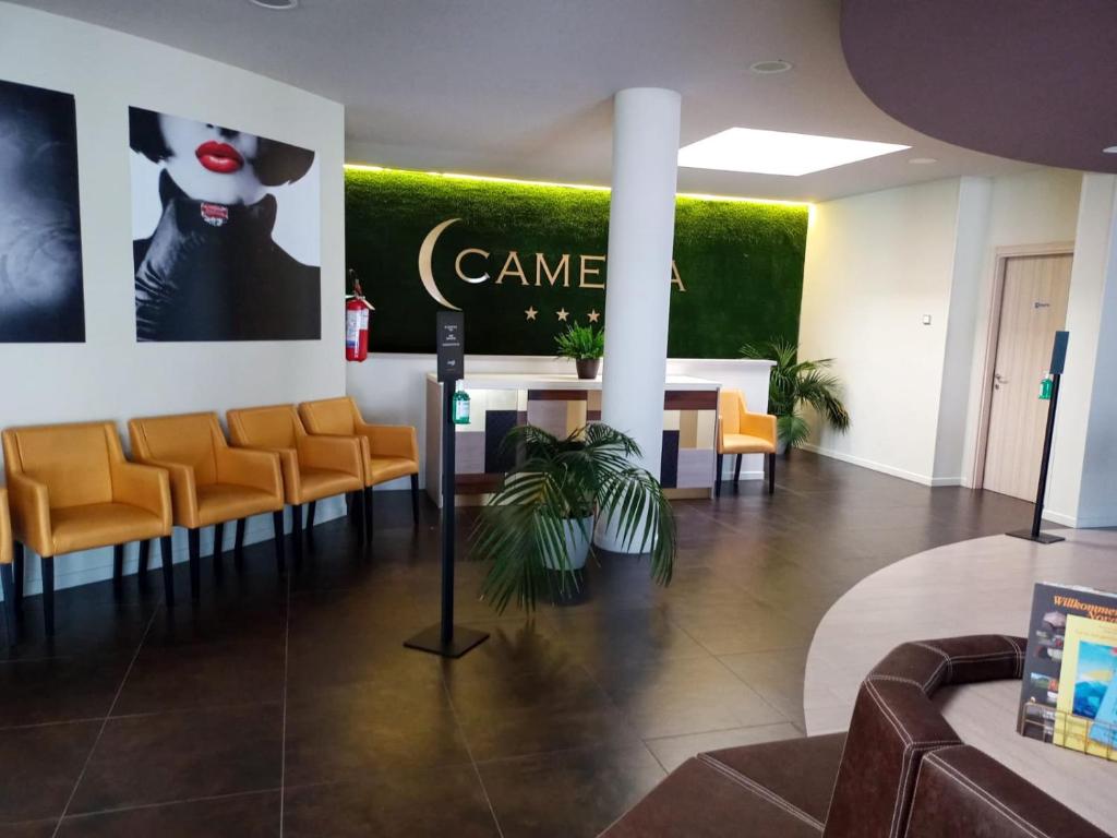 Posezení v ubytování Hotel Camelia