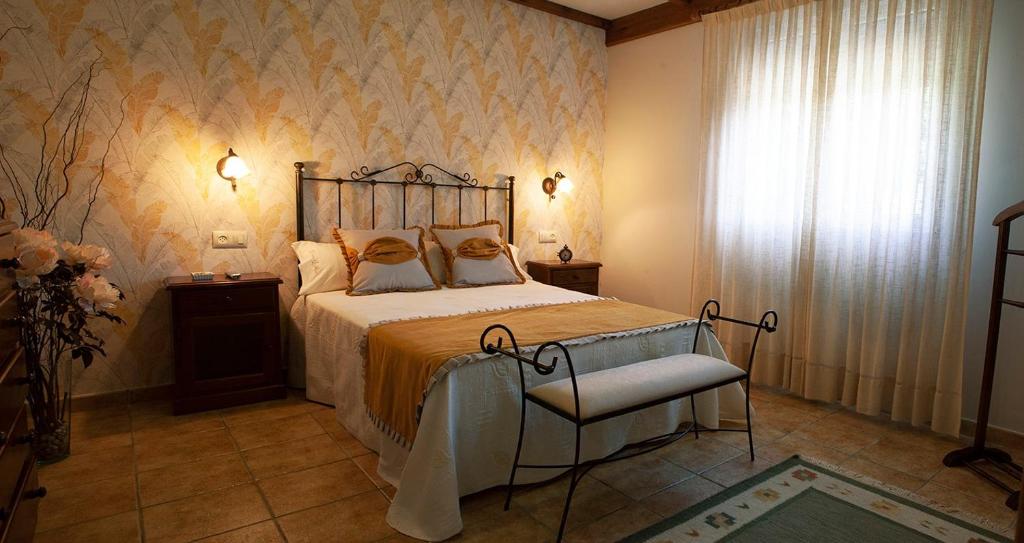Postel nebo postele na pokoji v ubytování Casa Lastres