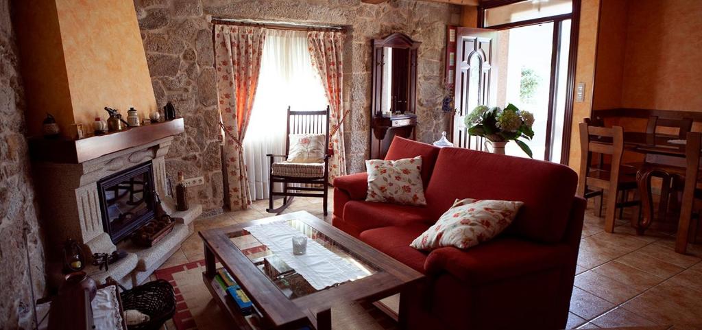 Posezení v ubytování Casa Lastres