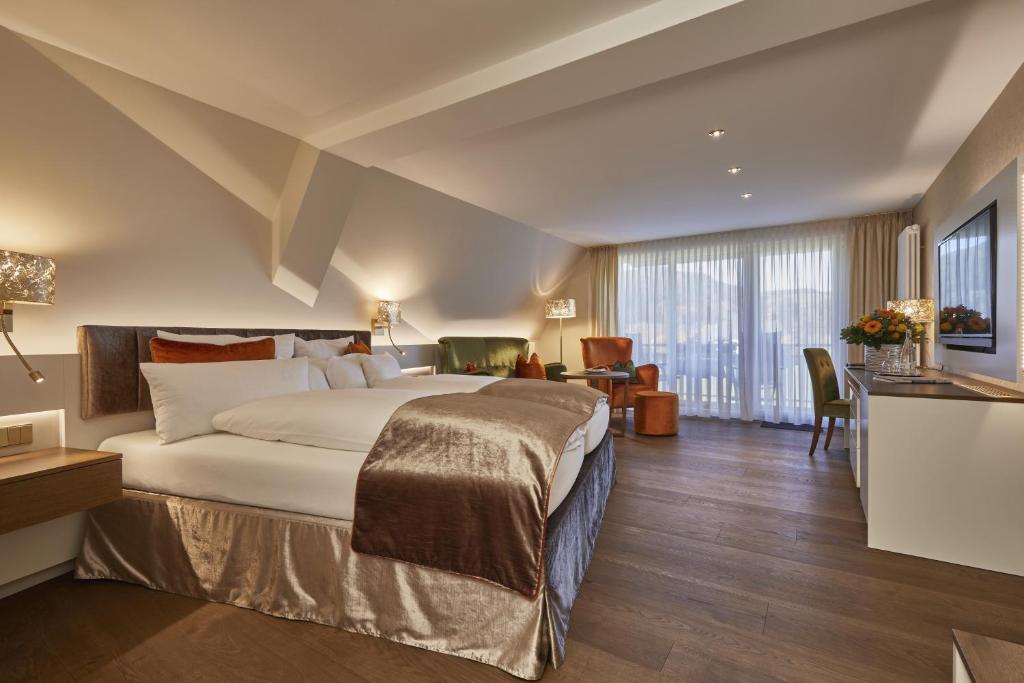 Postel nebo postele na pokoji v ubytování Hotel Reppert