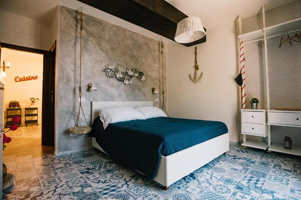 Postel nebo postele na pokoji v ubytování Amalfi Coast Holiday House