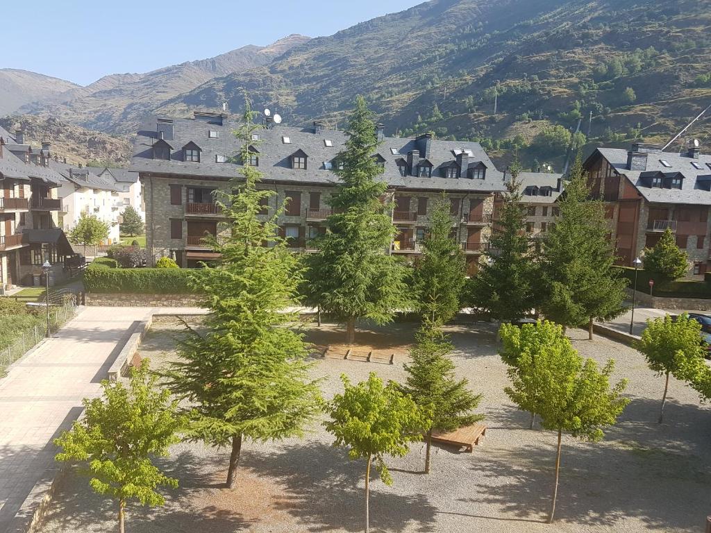 Nespecifikovaný výhled na hory nebo výhled na hory při pohledu z apartmánu