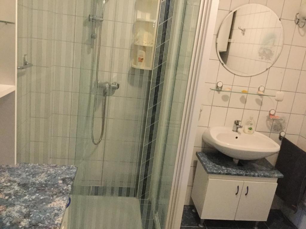 Kúpeľňa v ubytovaní Süti Nyaraló