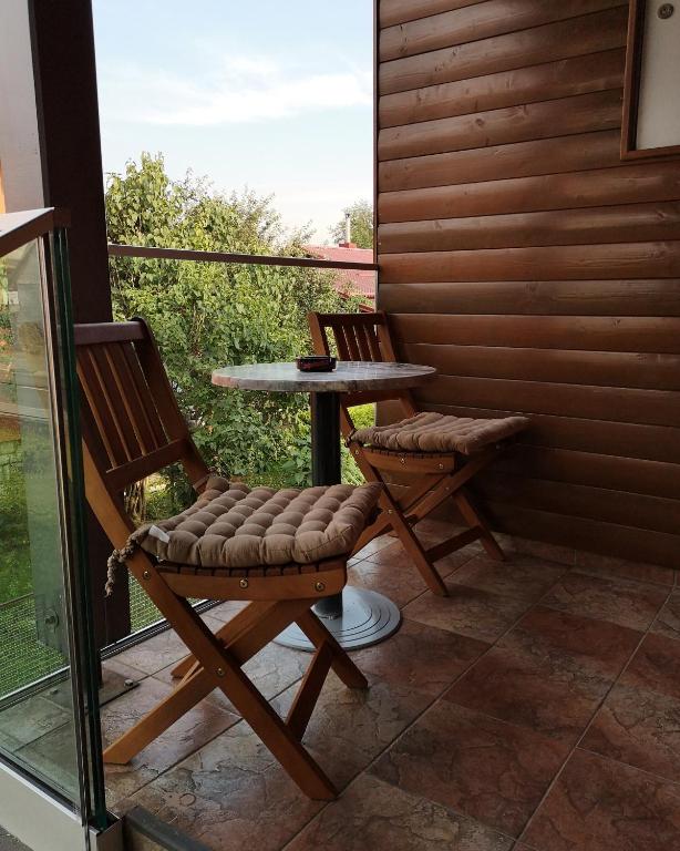 Balkón nebo terasa v ubytování Luxury rooms Lira