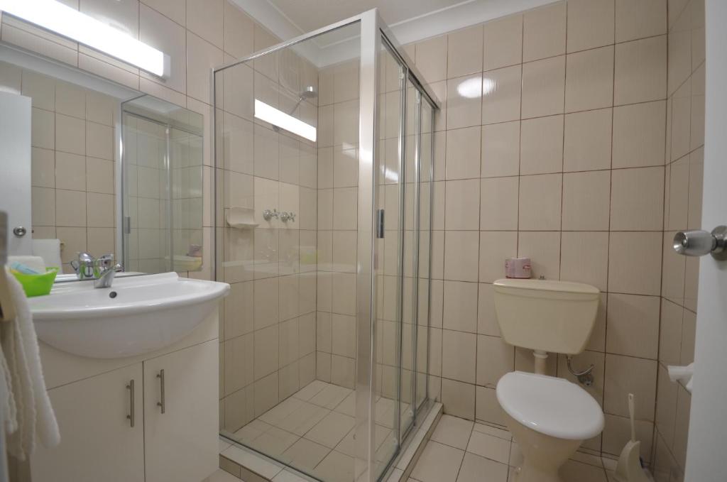 Koupelna v ubytování Frewville Motor Inn