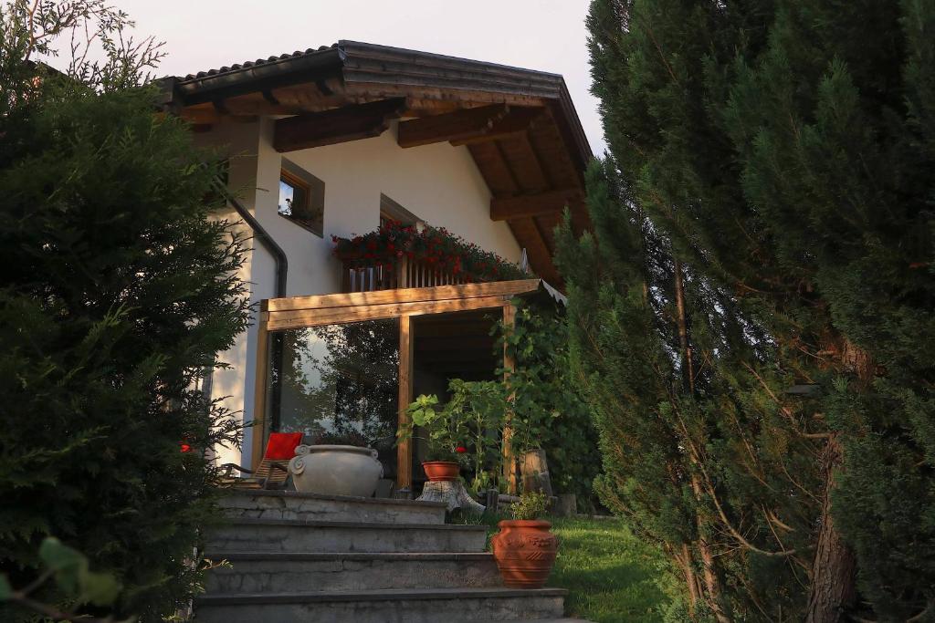 Zahrada ubytování B&B Frühlingsheim