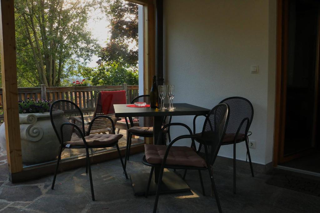 Posezení v ubytování B&B Frühlingsheim