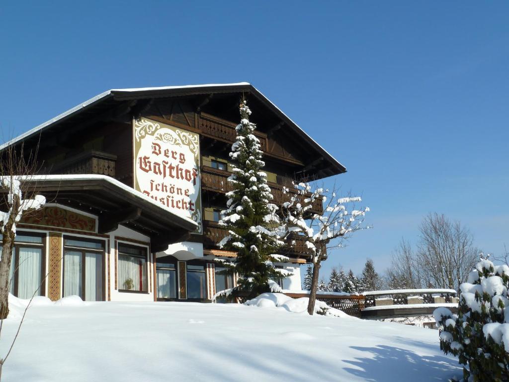 Pension Schöne Aussicht v zimě