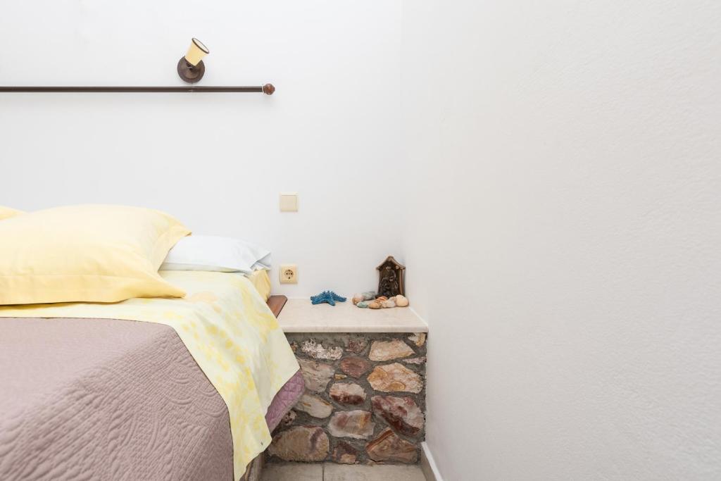 Postel nebo postele na pokoji v ubytování Vesleme